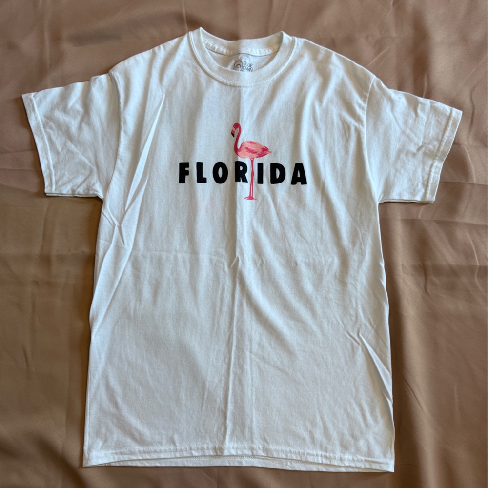 White Flamingo Graphic Tee